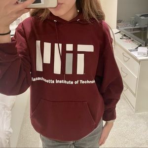MIT Cardinal Red Champion Sweatshirt Hoodie
